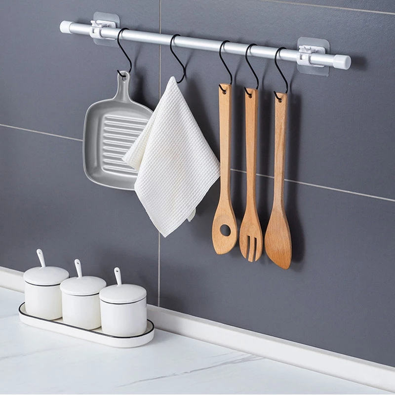 Rods Clips Hook Self Adhesive Pack of 6