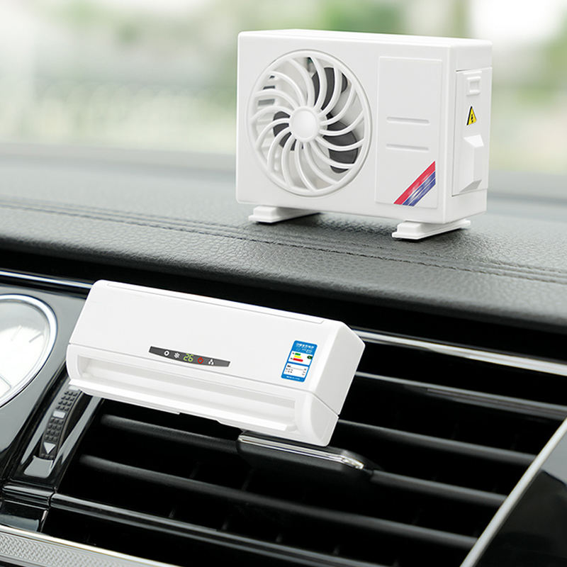 Miniature AC design Solar-Powered Car Air freshener Diffuser
