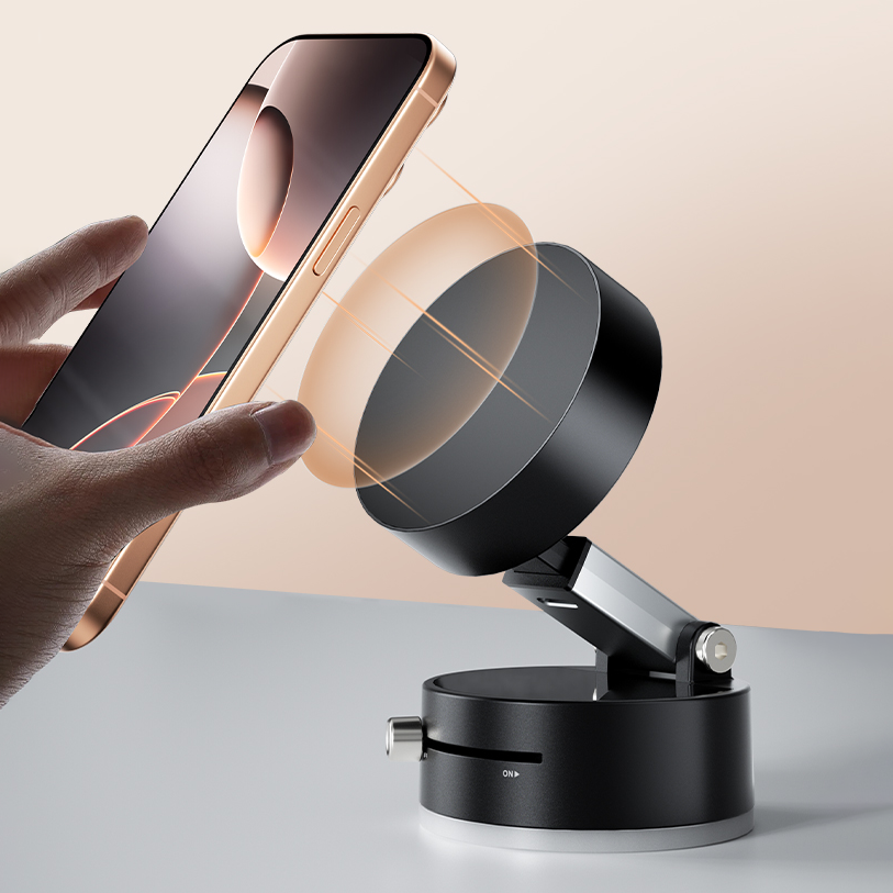 Vacuum Magnetic Suction Phone Holder