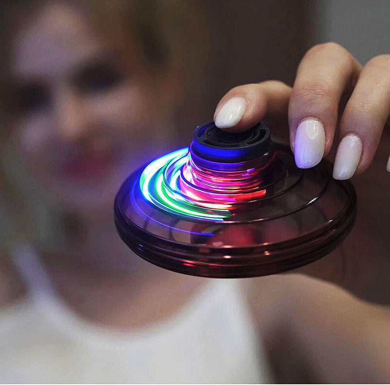 SkyGlide Hover Orb – 360° Flying Spinner Toy with LED Lights