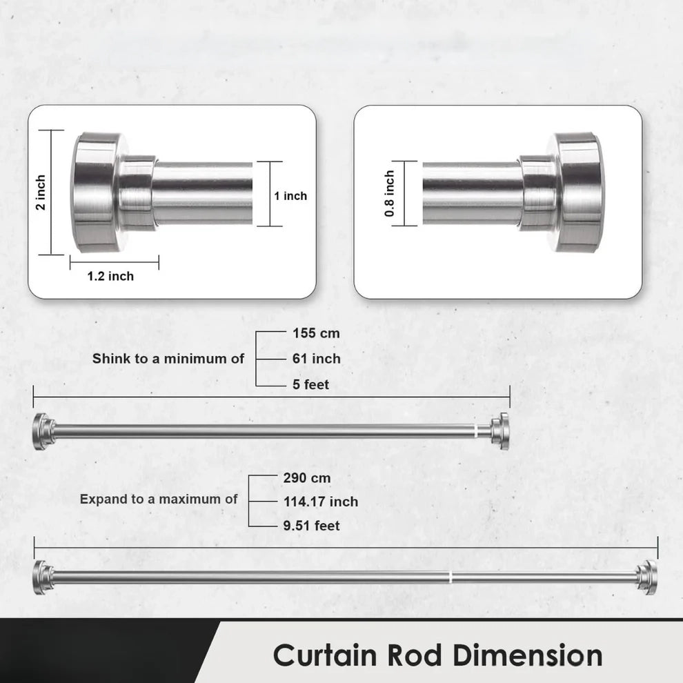 Drill-Free Multifunctional Adjustable Rod